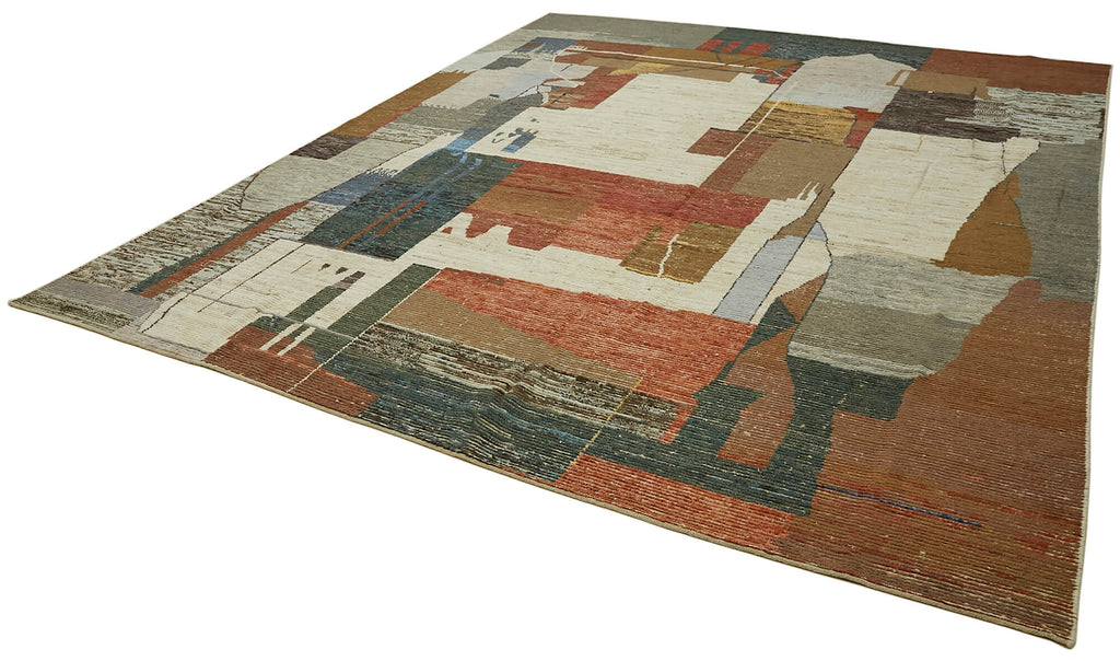 Multicolor Abstract Atlas Rug – 3.80 x 4.52
