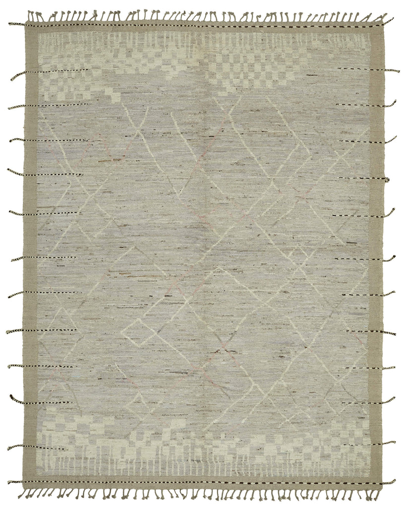 Beige Tribal Atlas Rug – 2.90 x 3.74