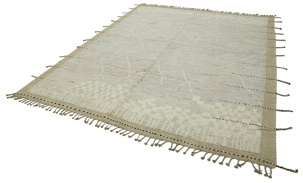 Beige Tribal Atlas Rug – 2.90 x 3.74