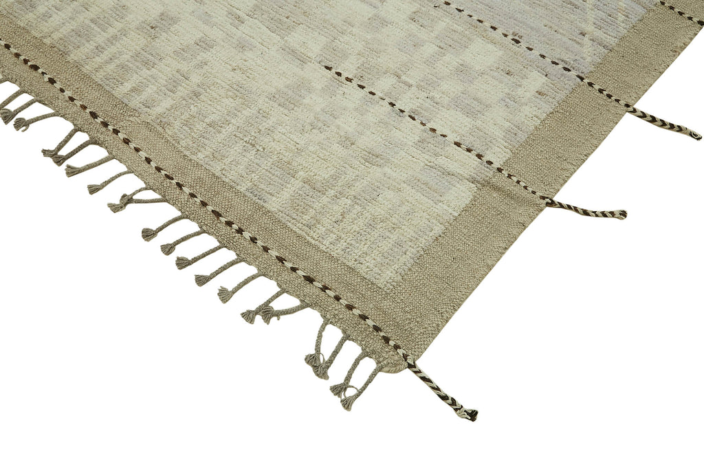 Beige Tribal Atlas Rug – 2.90 x 3.74