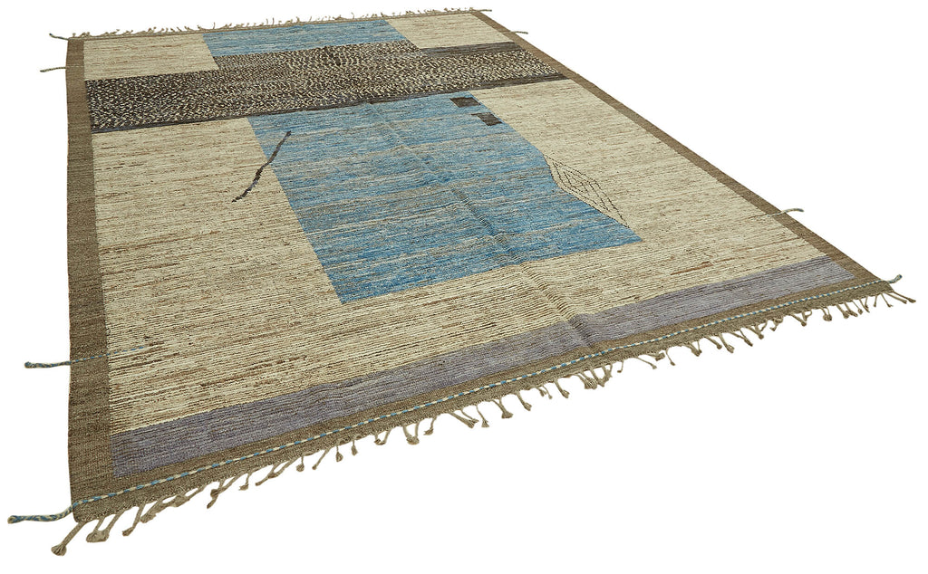 Beige Tribal Atlas Rug – 2.88 x 3.52