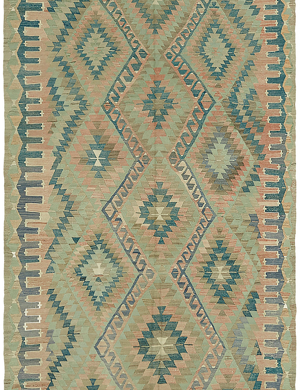 Antique Anatolian Green Kilim 172x300cm