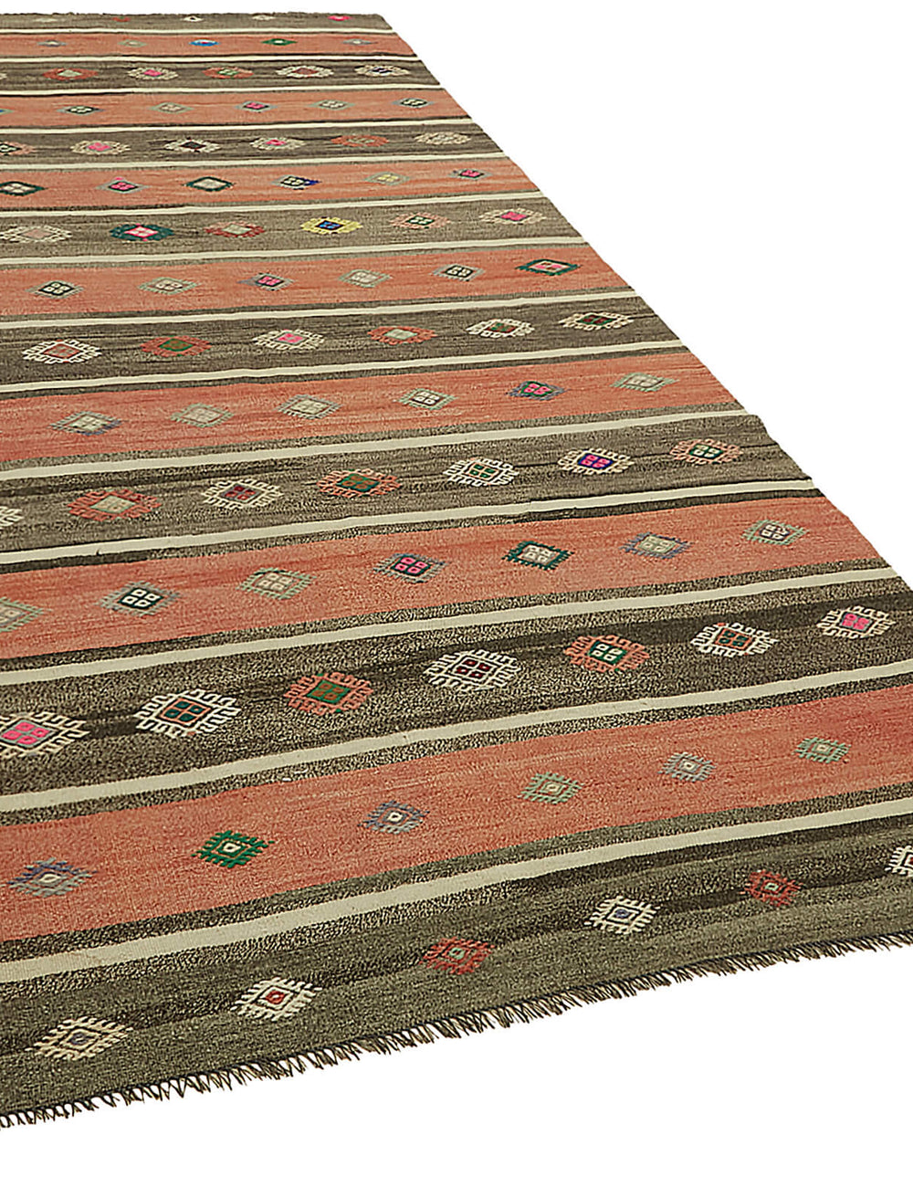 Antique Anatolian Terracotta Kilim 172x314cm