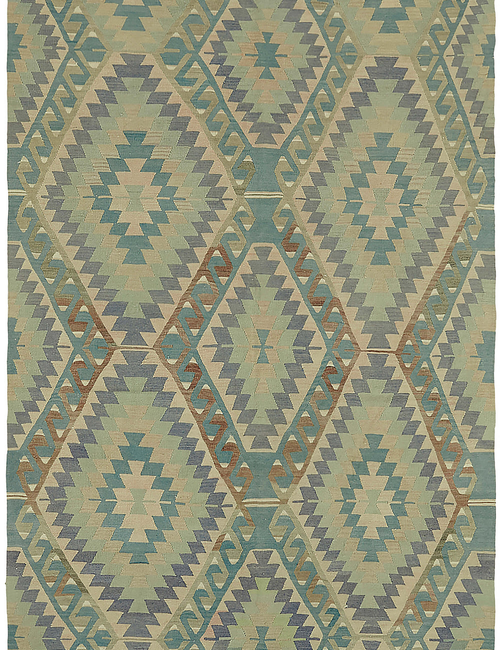Antique Anatolian Greem Kilim 200x356cm