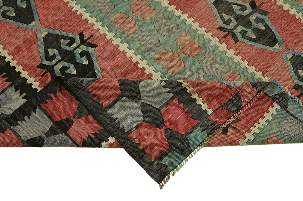 Antique Anatolian Green Kilim 195x320cm