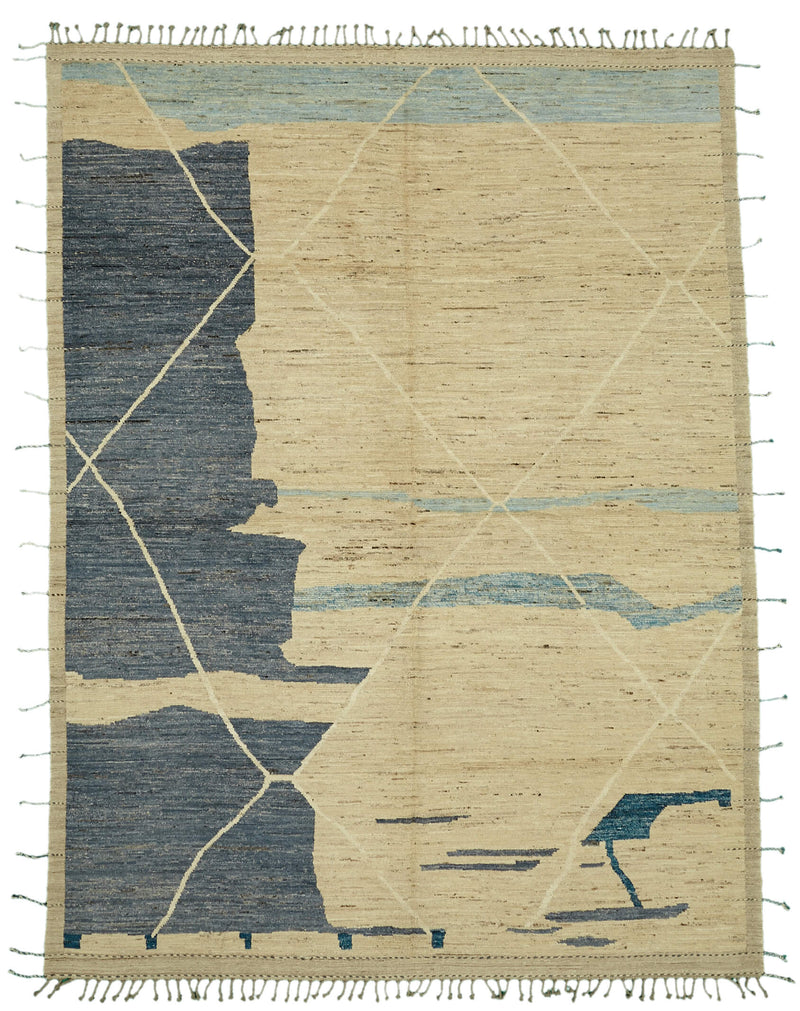 Beige Tribal Atlas Rug – 2.80 x 3.74