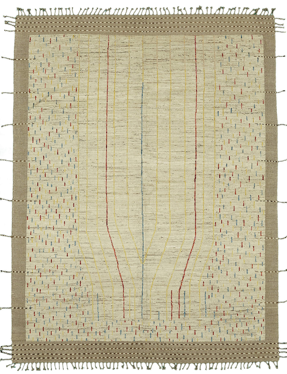 Beige Tribal Atlas Rug – 2.80 x 3.68