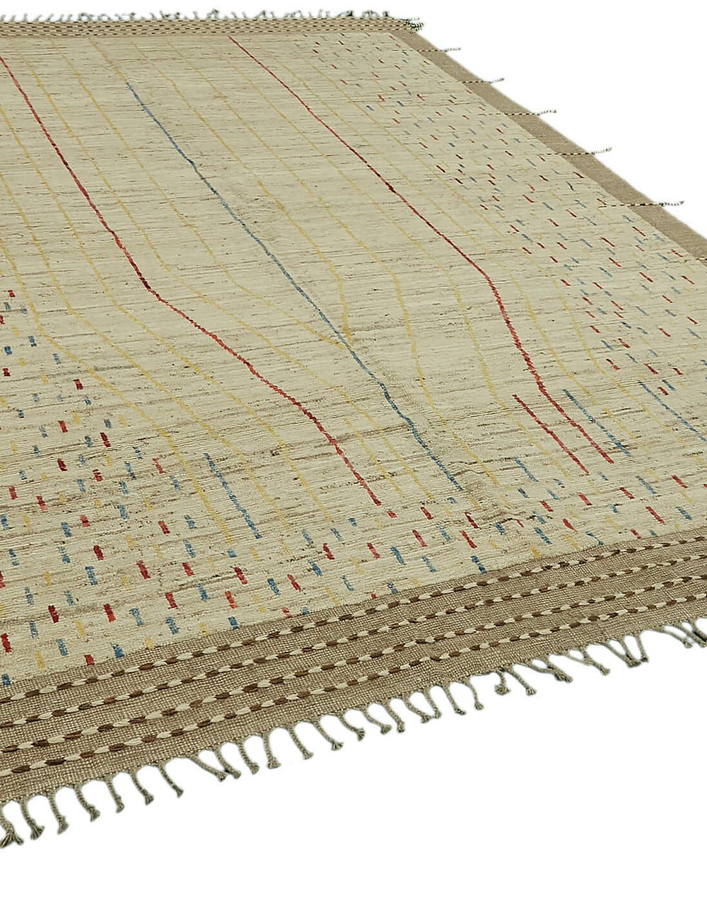 Beige Tribal Atlas Rug – 2.80 x 3.68