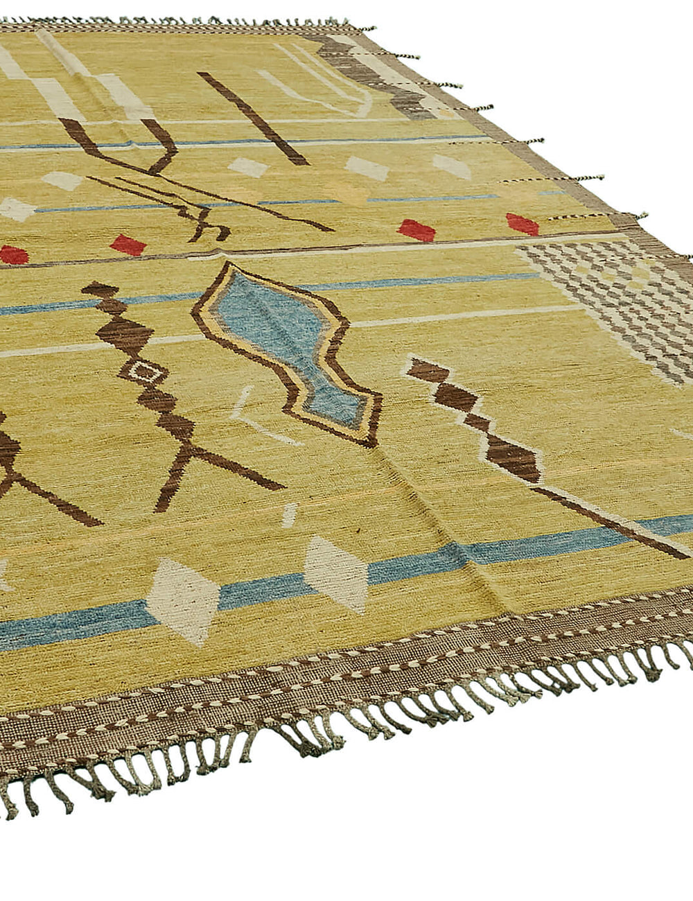 Green Chobi Atlas Rug – 2.96 x 3.62