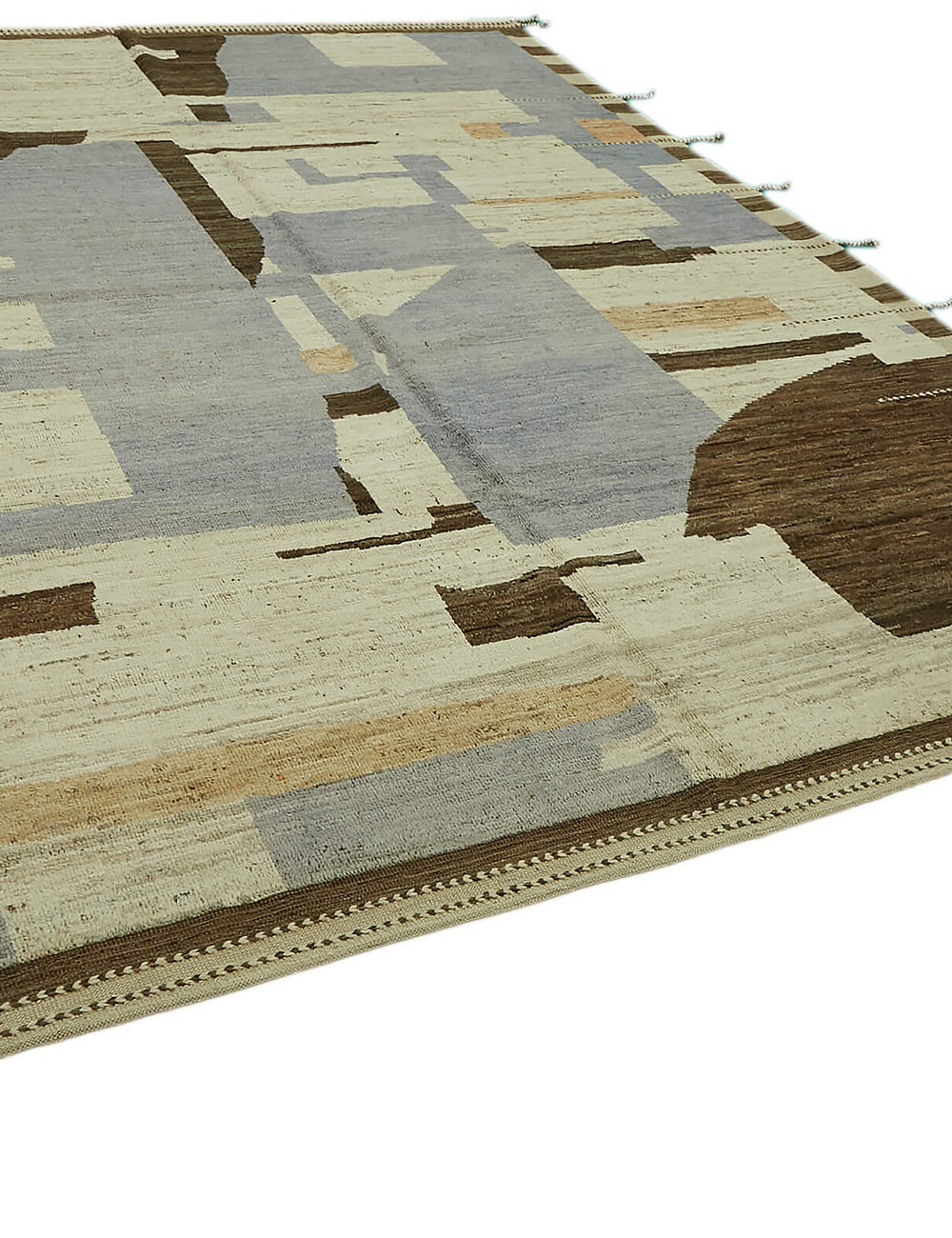 Beige Abstract Atlas Rug – 2.80 x 3.60