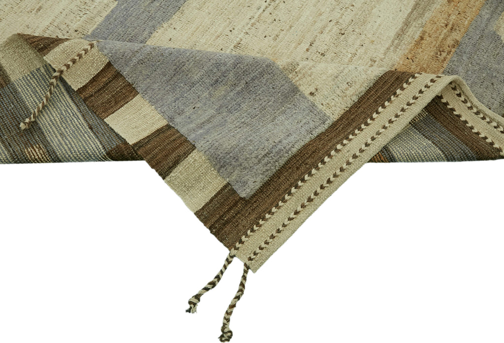 Beige Abstract Atlas Rug – 2.80 x 3.60 - SamaRugs