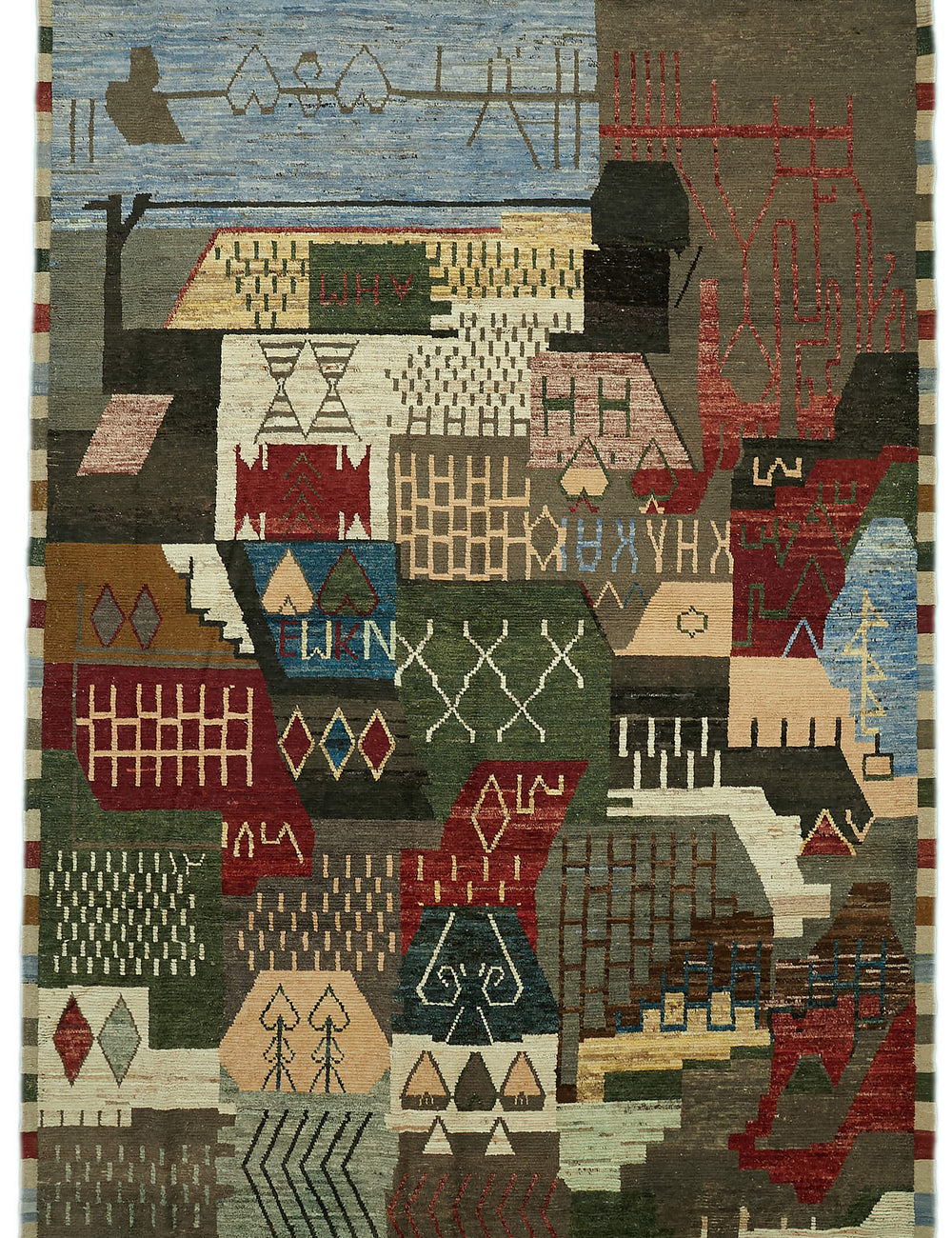 Multicolor Tribal Atas Rug – 3.03 x 4.20