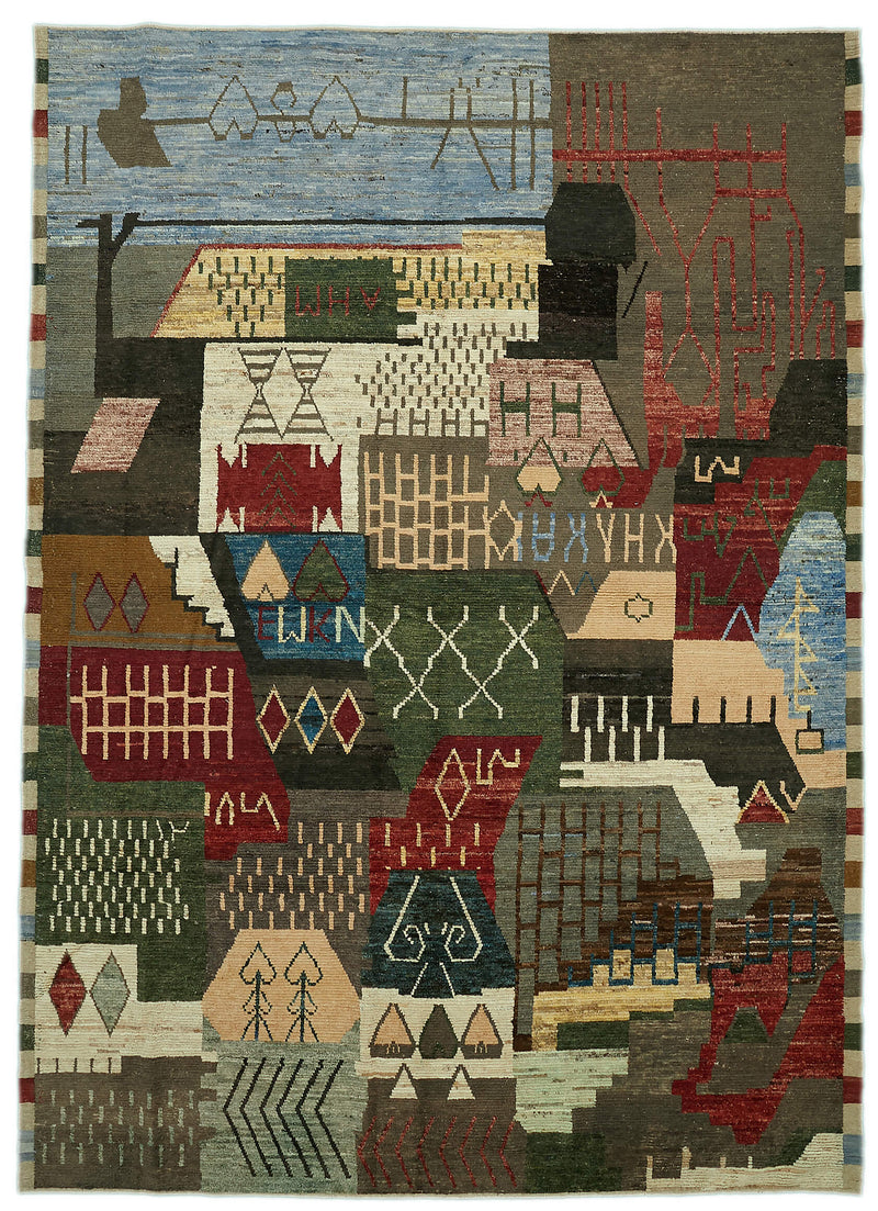 Multicolor Tribal Atas Rug – 3.03 x 4.20