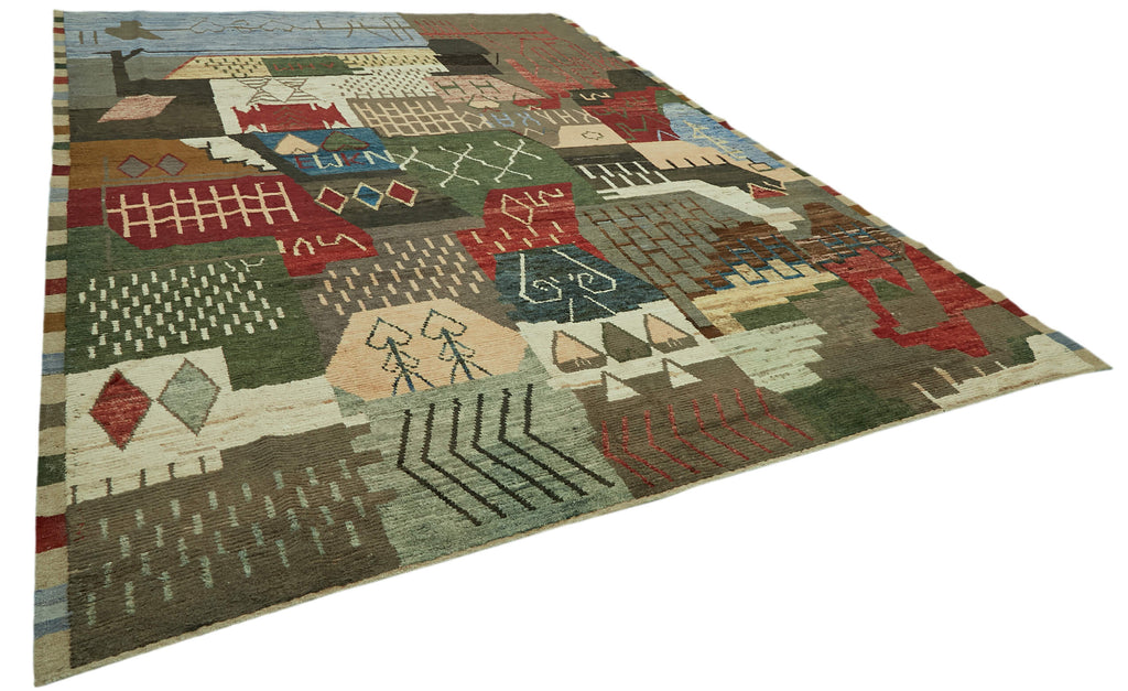 Multicolor Tribal Atas Rug – 3.03 x 4.20