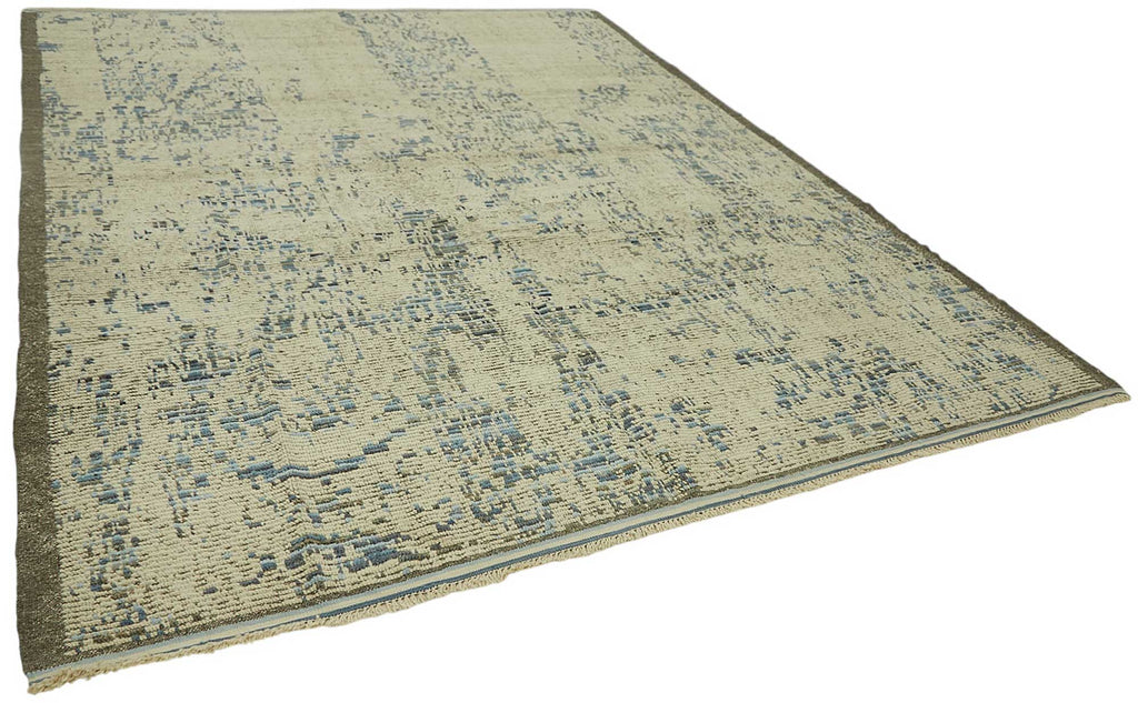 Beige Tribal Atlas Rug – 3.05 x 3.70