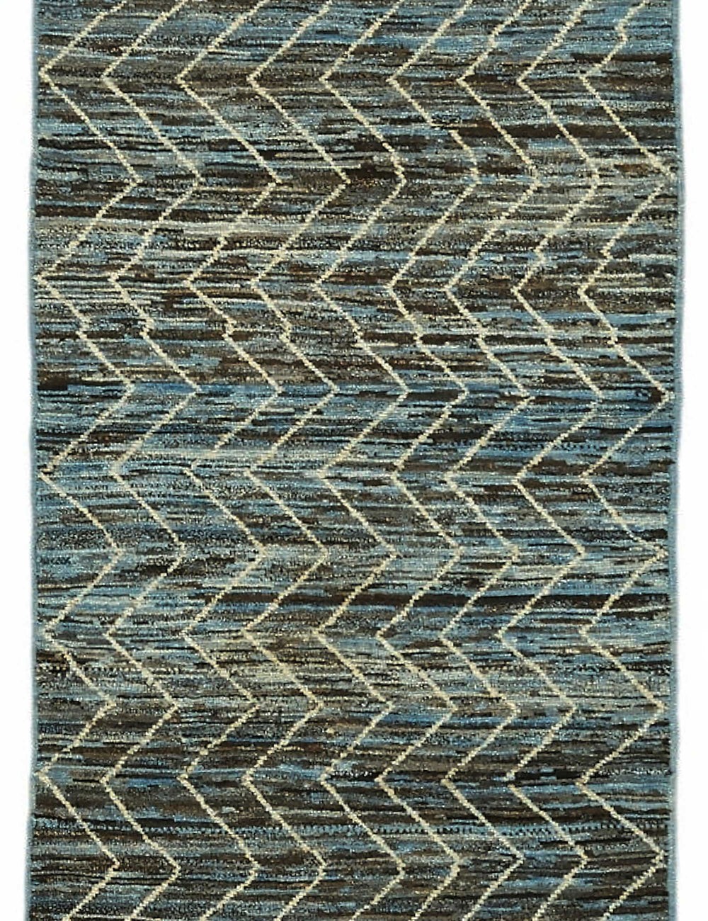 Blue Tribal Runner Rug – 0.90 x 2.90