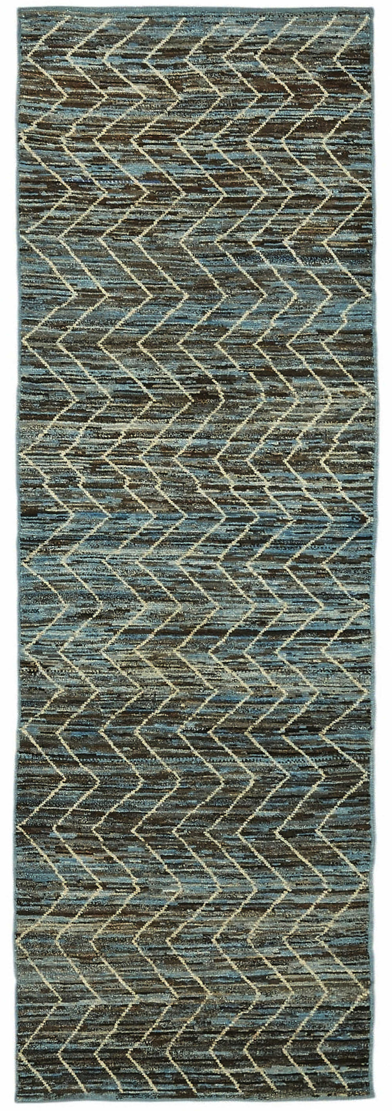 Blue Tribal Runner Rug – 0.90 x 2.90