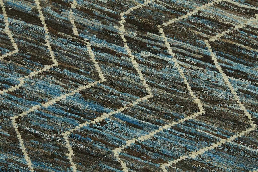 Blue Tribal Runner Rug – 0.90 x 2.90