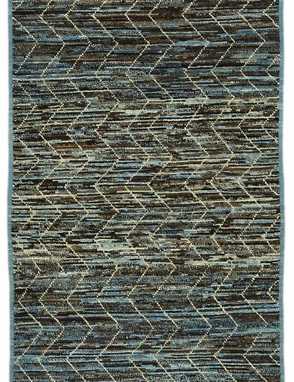 Blue Tribal Runner Rug – 0.90 x 3.20