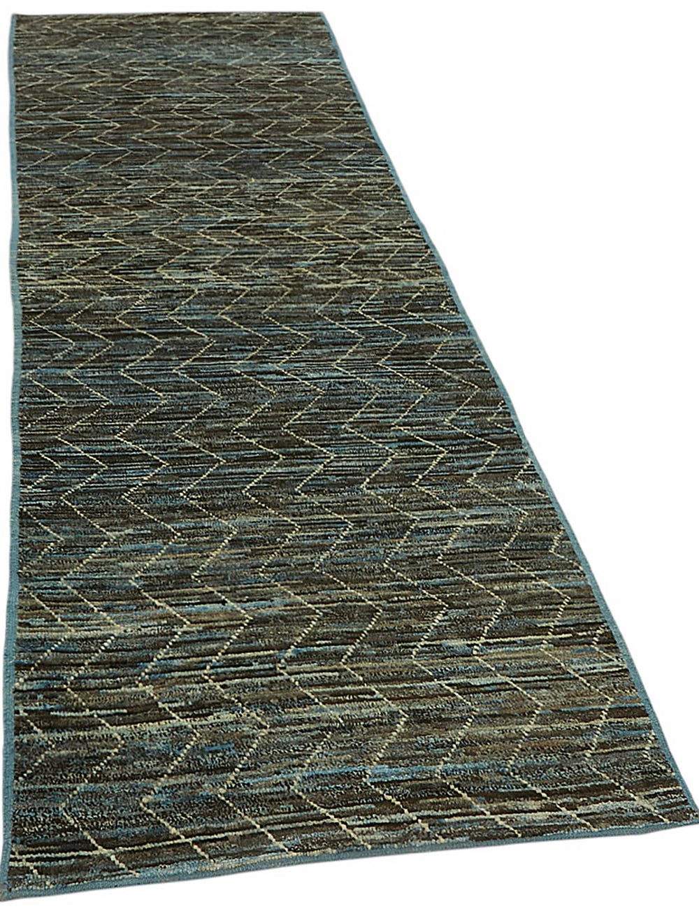 Blue Tribal Runner Rug – 0.90 x 3.20