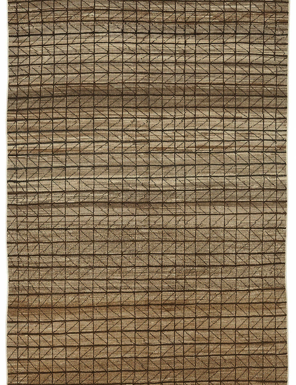 Brown Tribal Runner Rug – 1.52 x 3.20