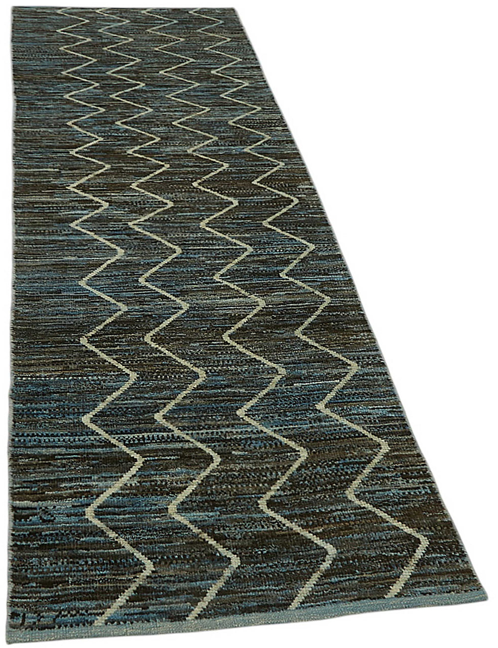 Blue Tribal Runner Rug – 0.86 x 2.97
