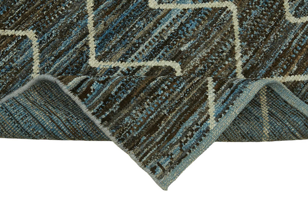 Blue Tribal Runner Rug – 0.86 x 2.97