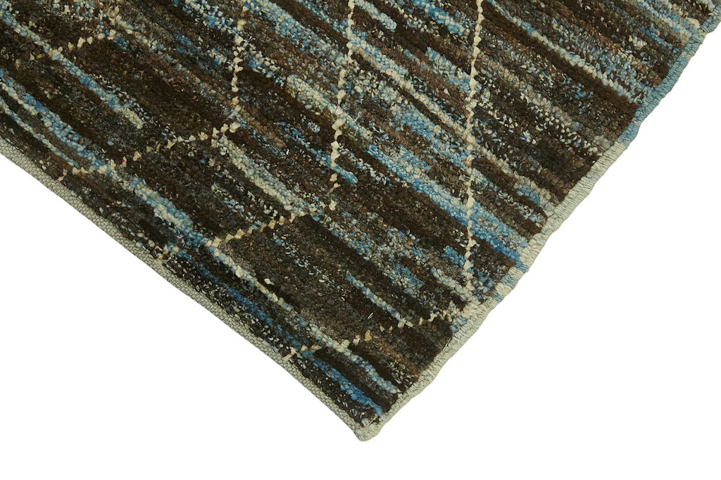 Blue Tribal Runner Rug – 0.86 x 2.95