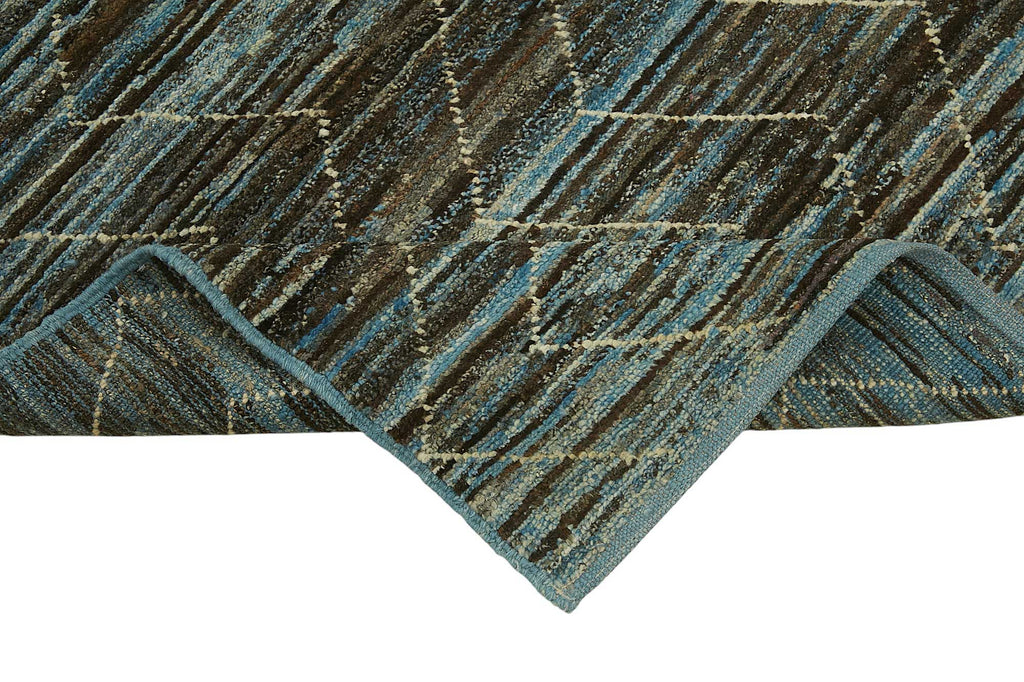 Blue Tribal Runner Rug – 0.86 x 2.95