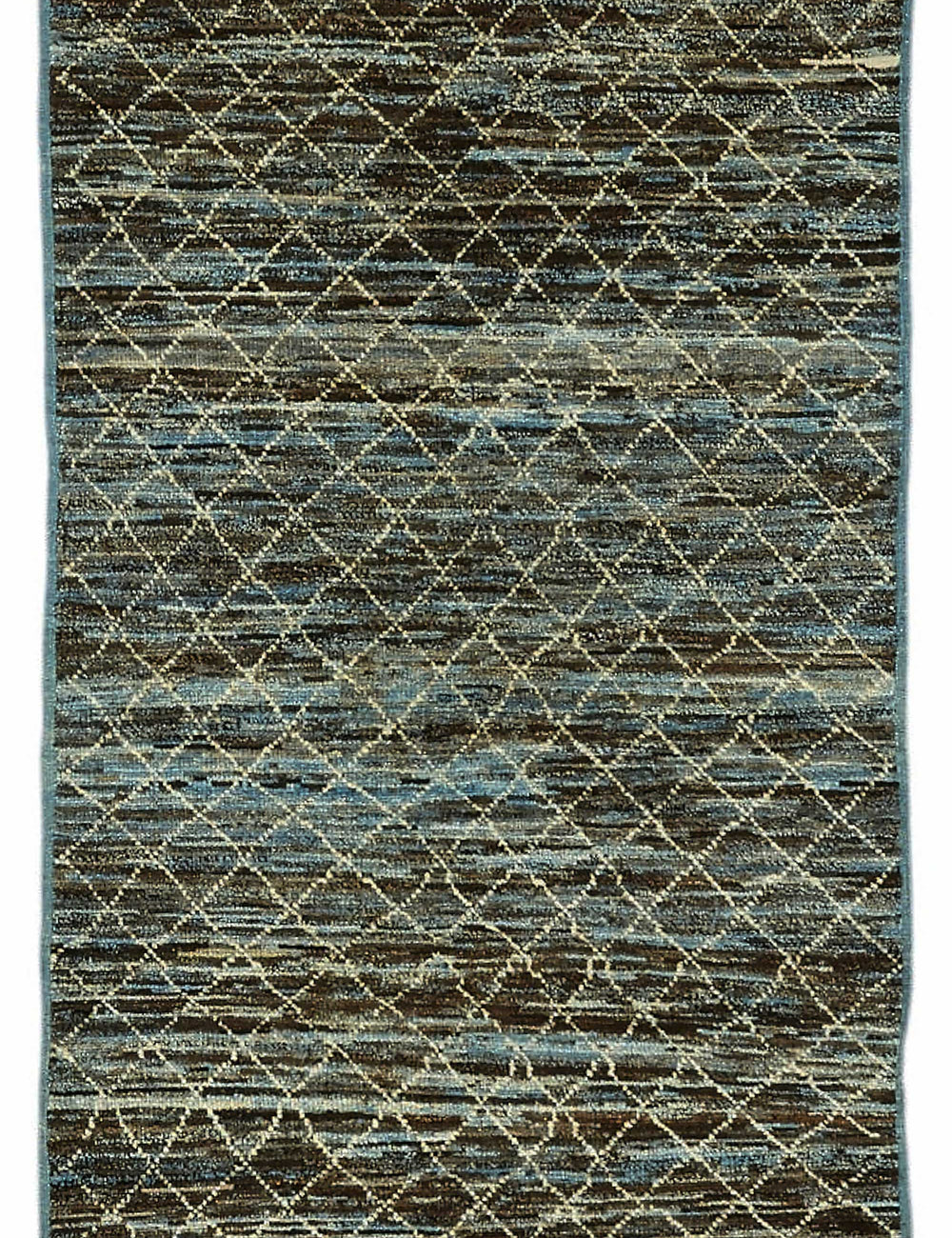 Blue Tribal Runner Rug – 0.91 x 3.05