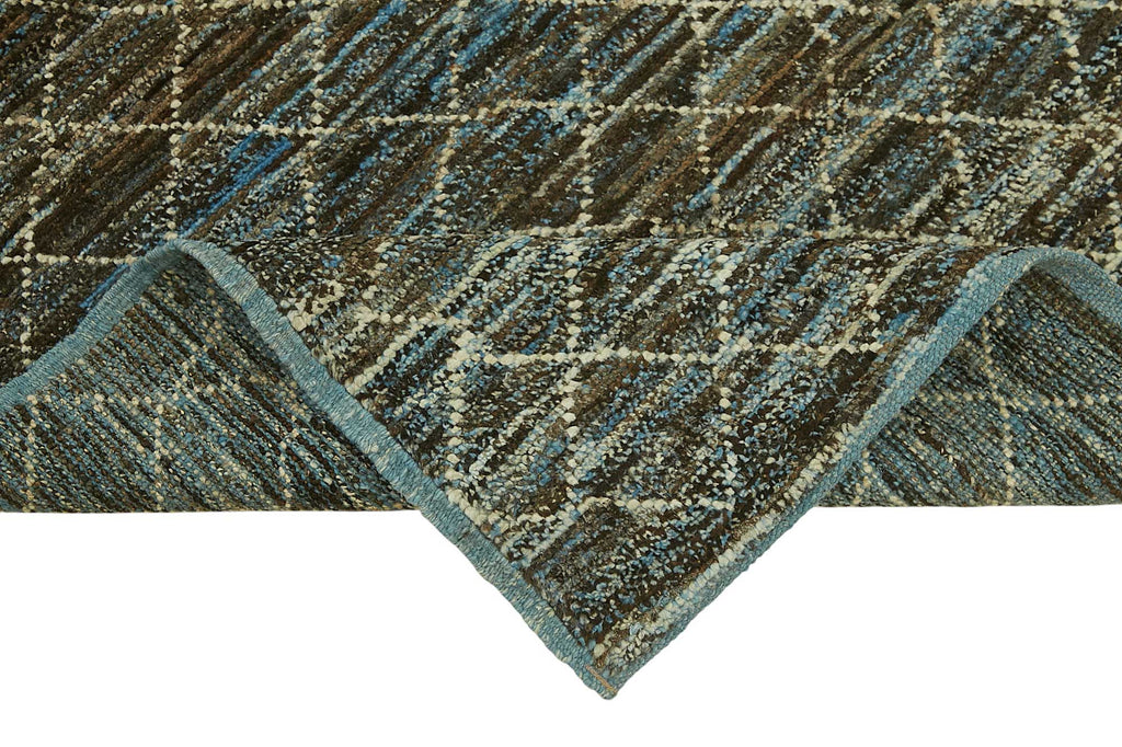 Blue Tribal Runner Rug – 0.91 x 3.05