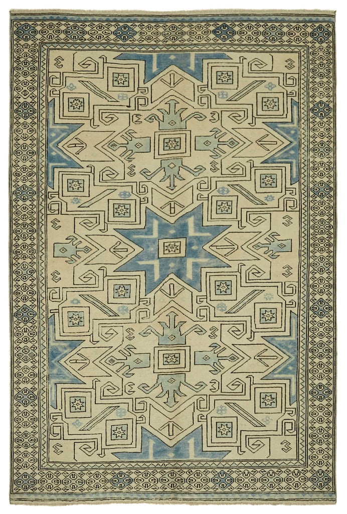 Anadolu Hali Vintage Beige and Blue 170x259cm