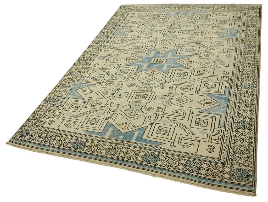 Anadolu Hali Vintage Beige and Blue 170x259cm