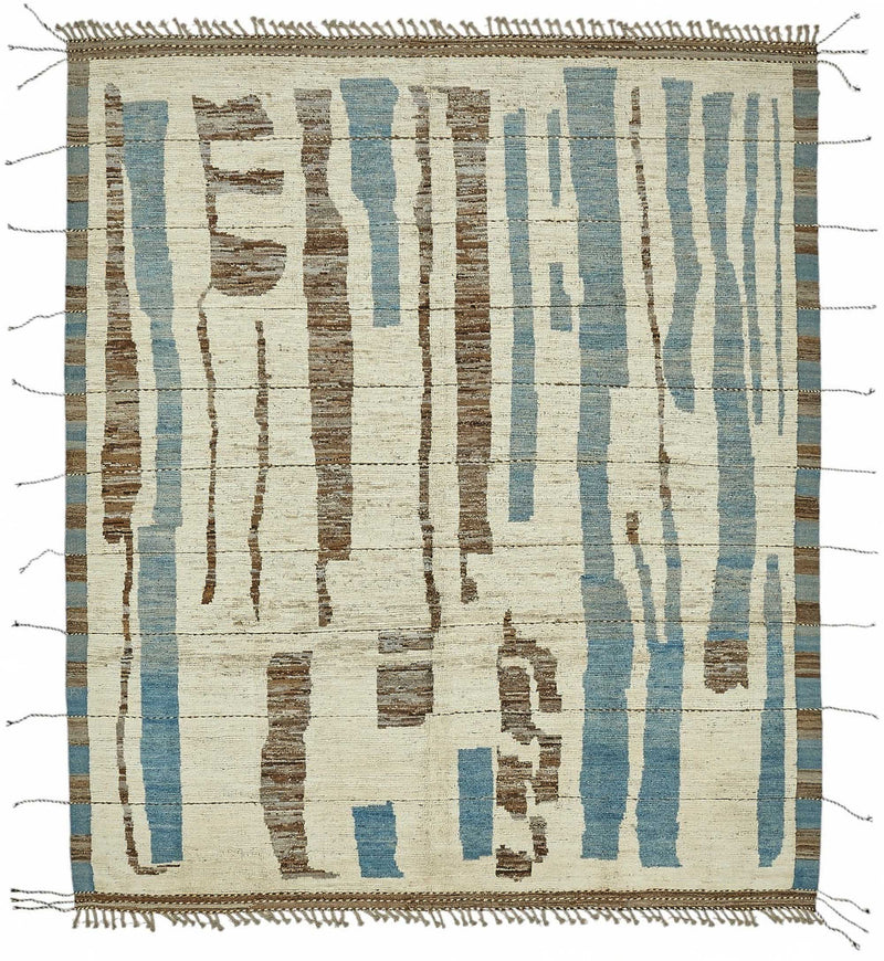 Beige Zari Atlas Rug – 2.60 x 3.07