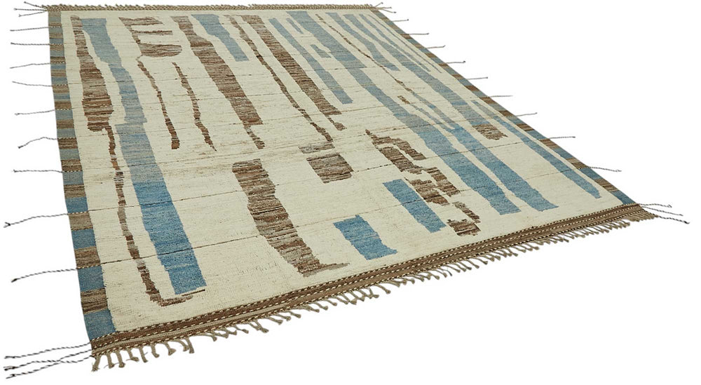 Beige Zari Atlas Rug – 2.60 x 3.07