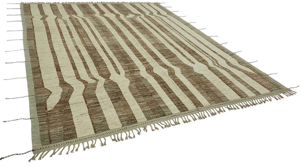 Beige Tribal Rug Rug – 2.87 x 3.69