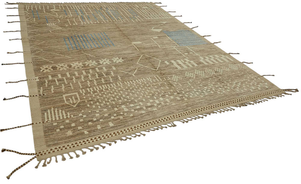 Brown Tribal Rug Rug – 2.79 x 3.75
