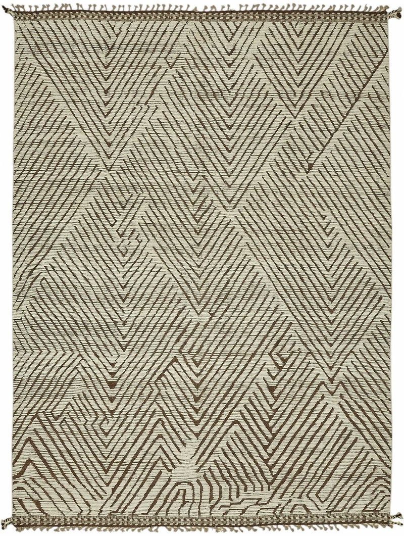 Beige Tribal Rug Rug – 2.72 x 3.75