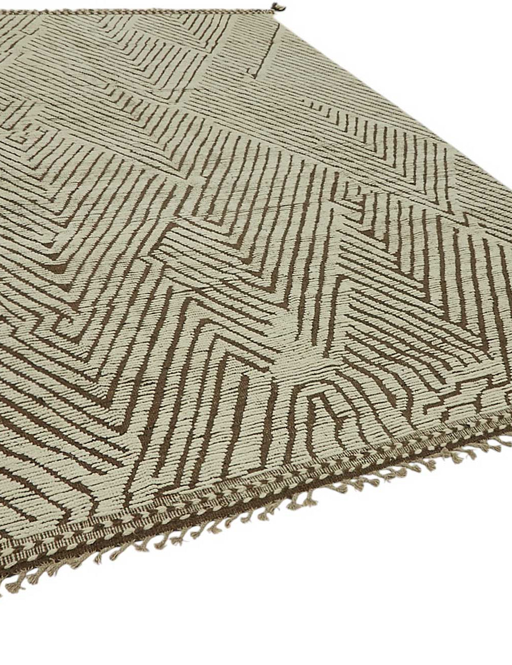 Beige Tribal Rug Rug – 2.72 x 3.75