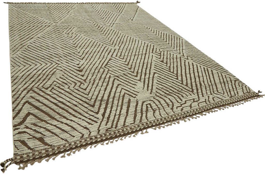 Beige Tribal Rug Rug – 2.72 x 3.75