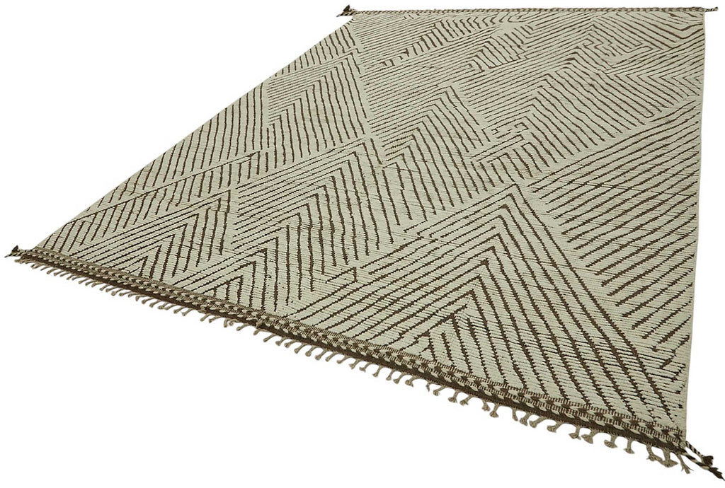 Beige Tribal Rug Rug – 2.72 x 3.75