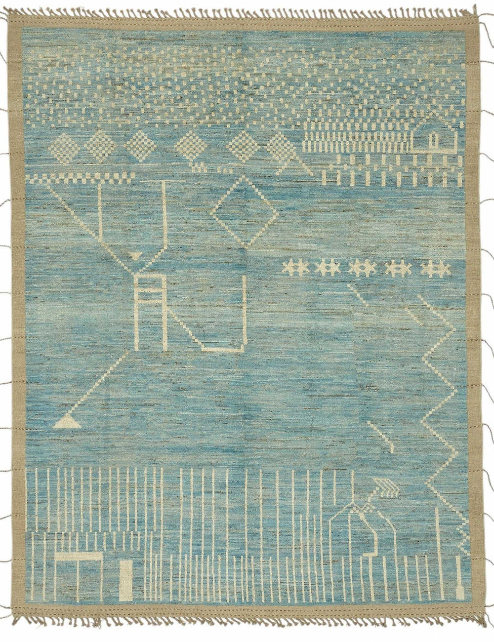 Blue Samandar Atlas Rug – 2.83 x 3.76