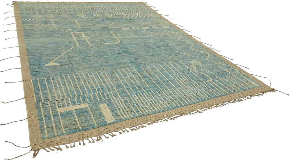 Blue Samandar Atlas Rug – 2.83 x 3.76