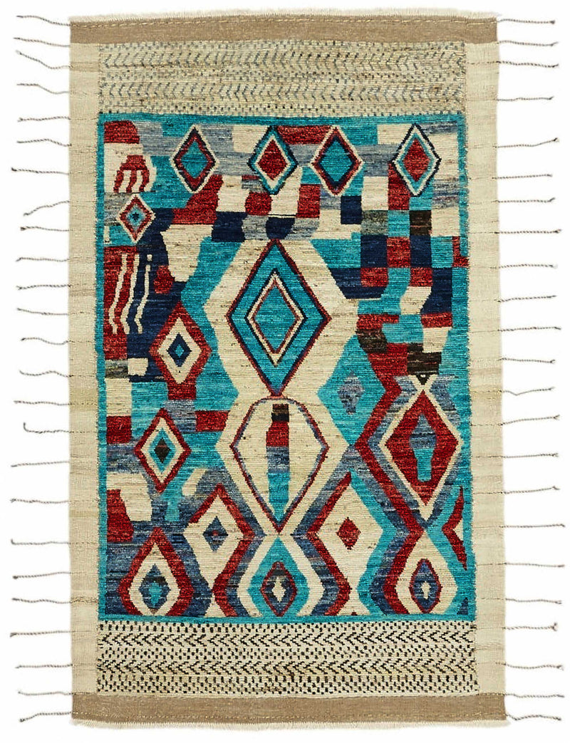 Multicolor Tribal Atlas Rug – 1.54 x 2.59