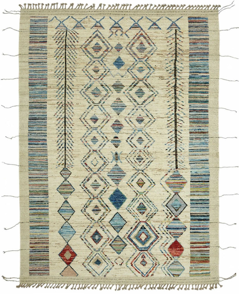 Beige Kazzak Atlas Rug – 2.11 x 3.00
