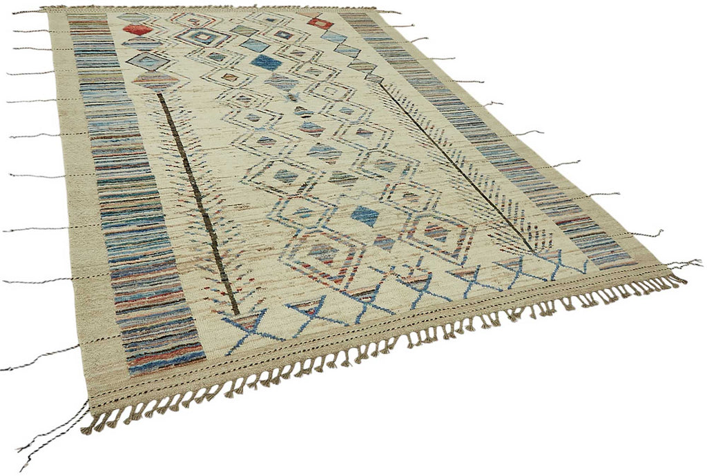 Beige Kazzak Atlas Rug – 2.11 x 3.00
