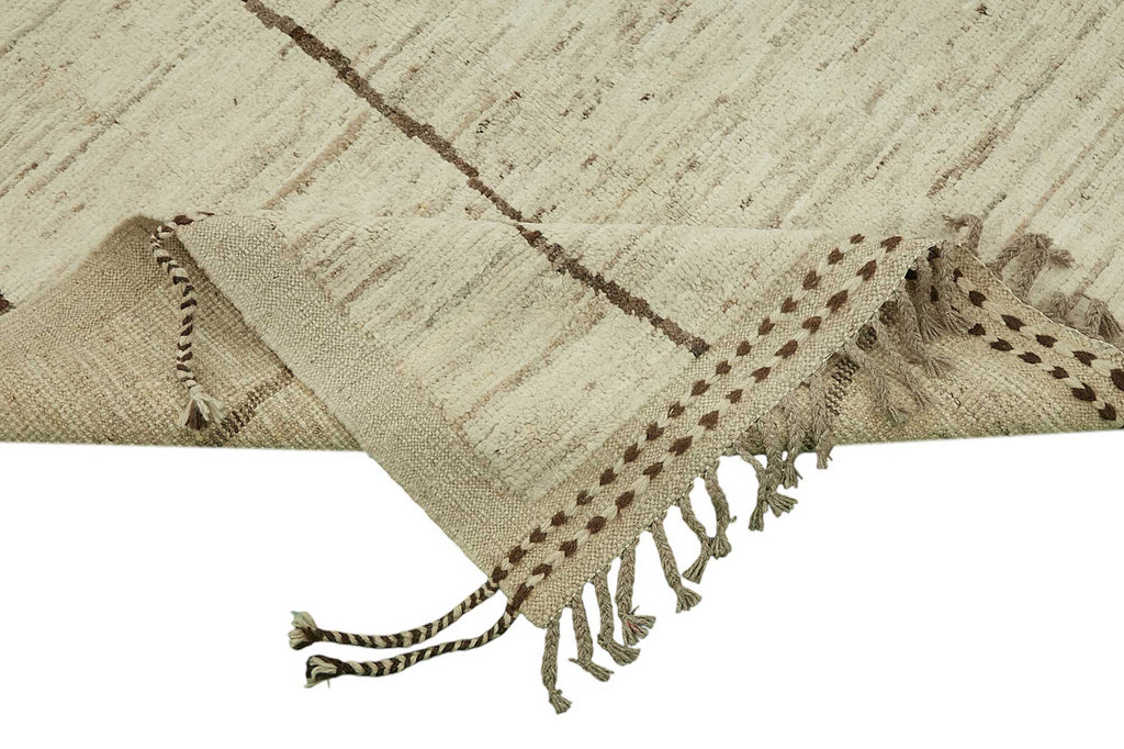 Beige Abstract Atlas Rug – 2.57 x 3.01