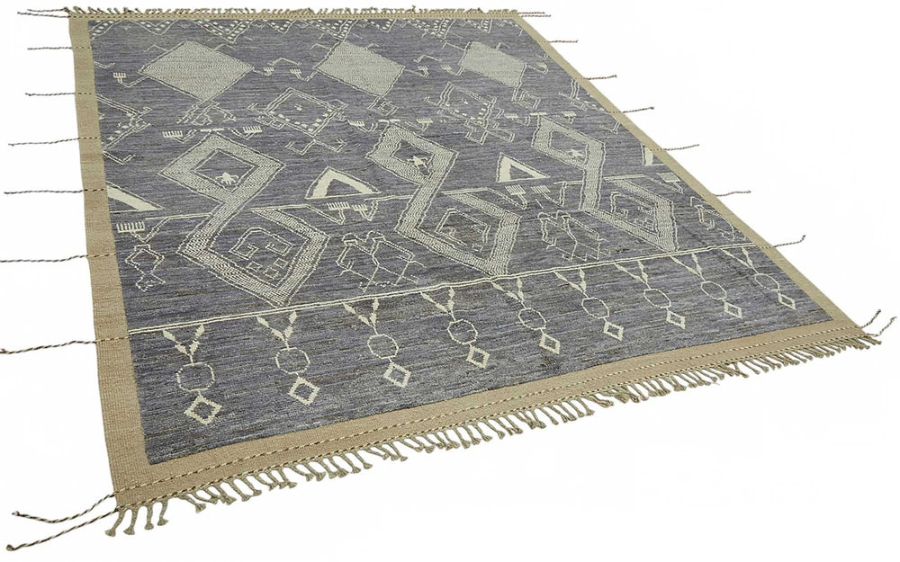 Blue Tribal Atlas – 2.51 x 2.96
