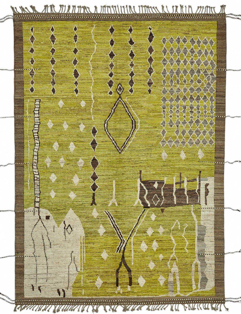 Green Tribal Rug Rug – 2.20 x 3.09