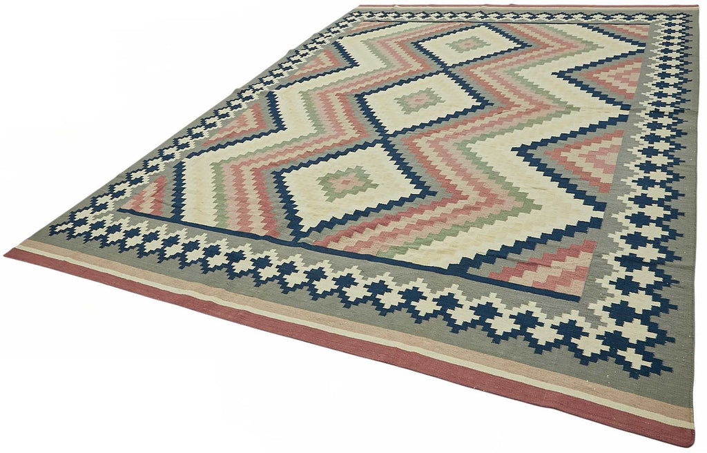 Scandinavian Rug 3.05 x 4.21 - Multicolor - SamaRugs